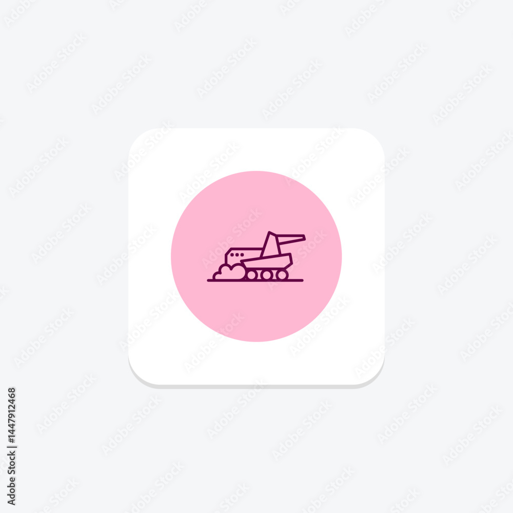 Farming Machinery On Land, vector, pixel perfect, illustrator file Farming Machinery On Land, vector, pixel perfect, illustrator file