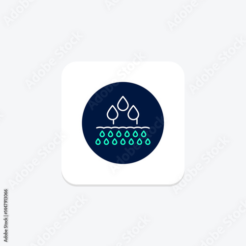 Watered Field, vector, pixel perfect, illustrator file