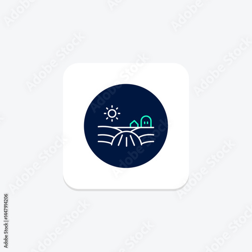 Bare Soil Farm, vector, pixel perfect, illustrator file
