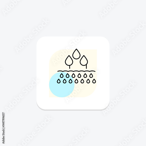Watered Field, vector, pixel perfect, illustrator file