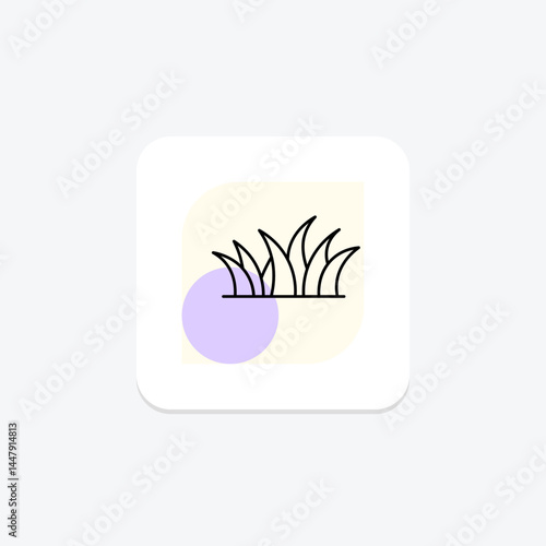 Grass Field, vector, pixel perfect, illustrator file