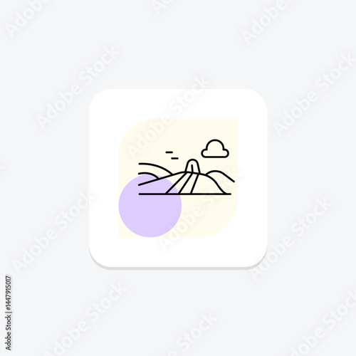 Open Farmland, vector, pixel perfect, illustrator file