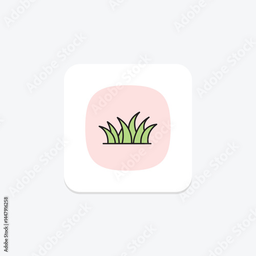 Grass Field, vector, pixel perfect, illustrator file