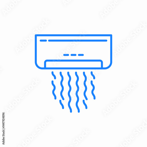 air conditioning icon sign vector