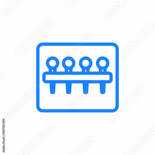 bar taps icon sign vector