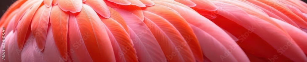 Intricate pink flamingo feather texture, close-up, beauty, close-up, soft Intricate pink flamingo feather texture, close-up, beauty, close-up, soft