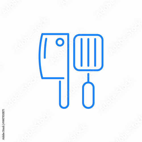 kitchenware spatula icon sign vector
