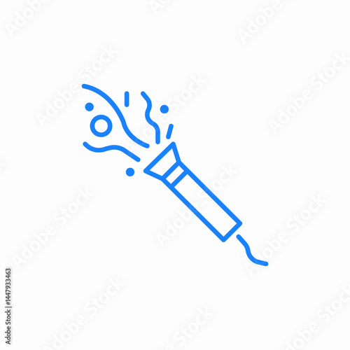party blower icon sign vector