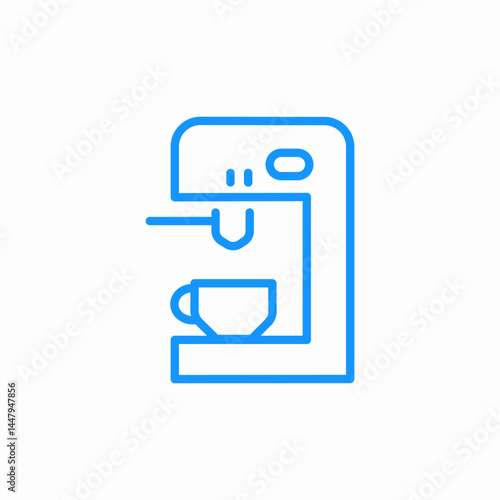 coffee maker brew icon sign vector