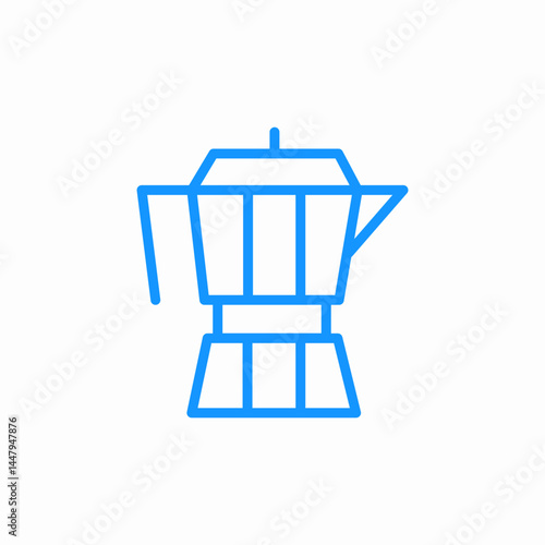 coffee maker pot icon sign vector