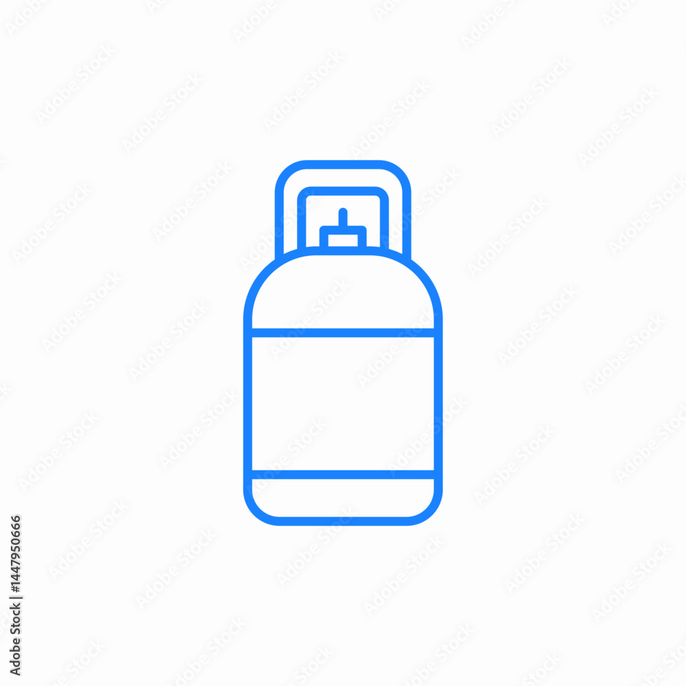 gas cylinder tank icon sign vector gas cylinder tank icon sign vector