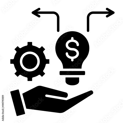Business Pivot  Icon Element For Design	