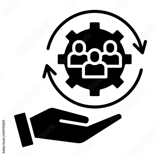 Change Management  Icon Element For Design	