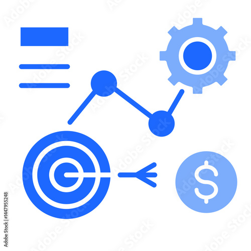 Strategic Obstacles  Icon Element For Design	