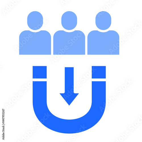 Customer Acquisition  Icon Element For Design	