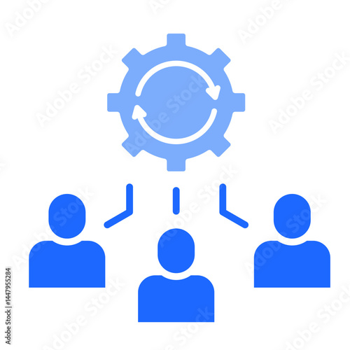 Organizational Change  Icon Element For Design	