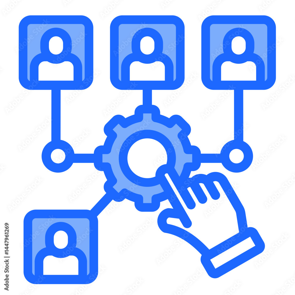 Resource Allocation Icon Element For Design Resource Allocation Icon Element For Design