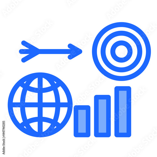 Economic Challenges  Icon Element For Design	