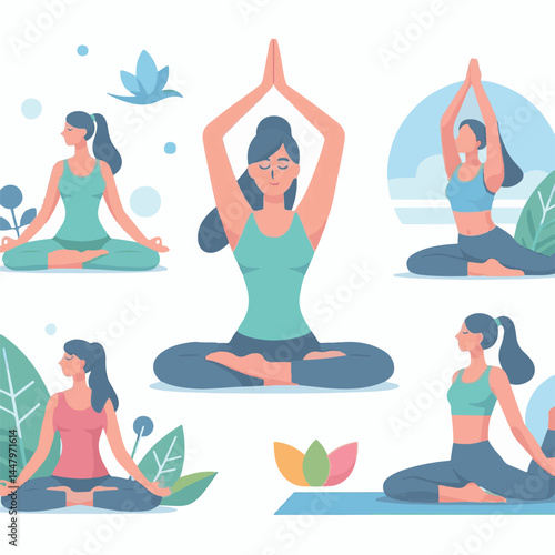 yoga, exercise, wellness, woman, health, fitness, balance, body, healthy, female, meditation, lifestyle, care, person, training, young, relaxation, girl, relax, harmony, people, calm, stretching, clas