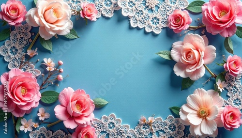 Intricate floral lace, delicate scallops and curves, renda, scallops, black