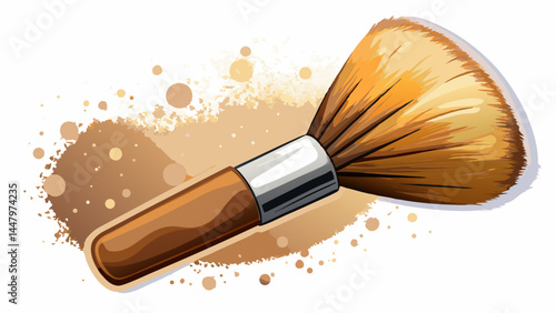 Powdered brush resting in quiet sophistication.
Smooth textures radiate a natural glow.
The white backdrop speaks simplicity and style.
Perfect for spa, skincare, or beauty visuals.

