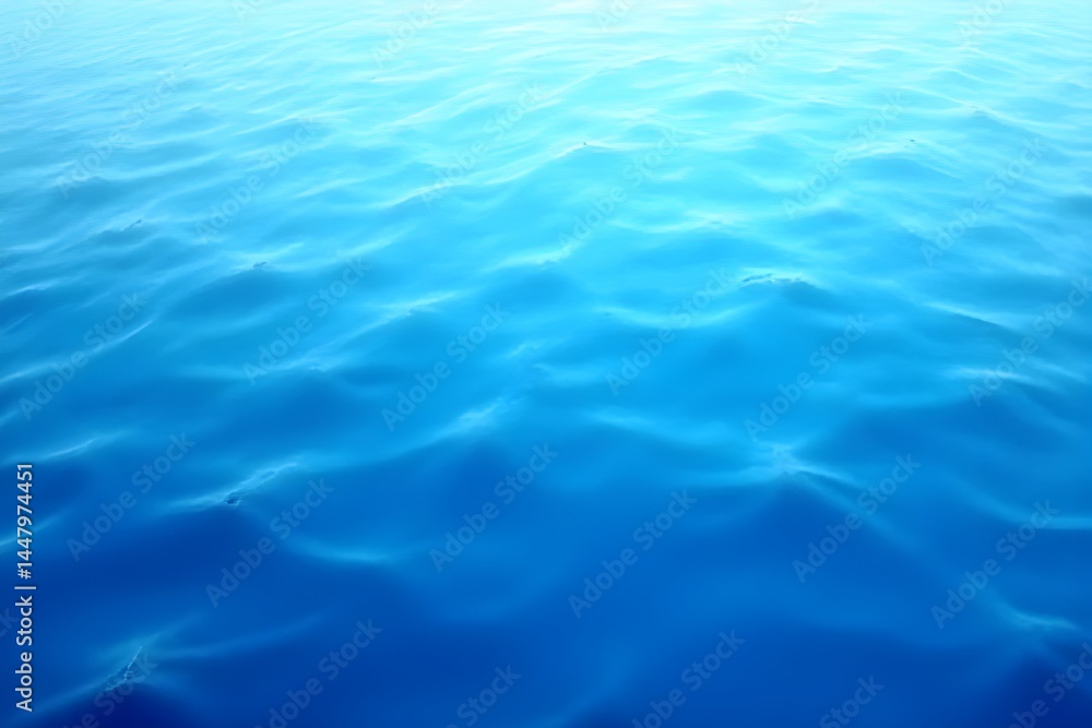 Obraz premium blue water wave texture background