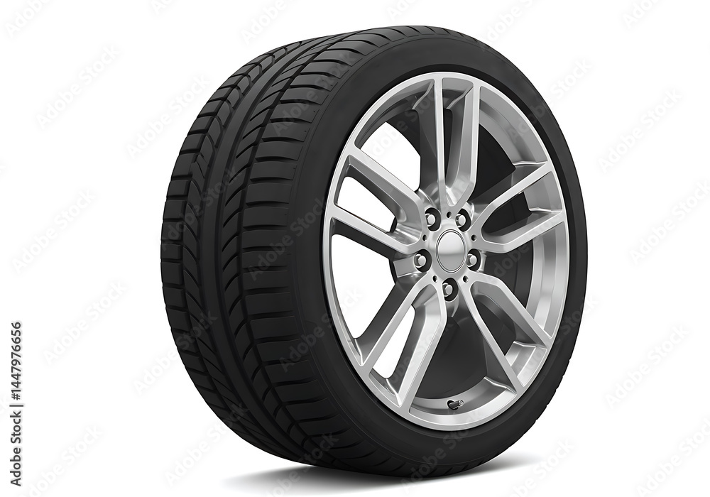 Fototapeta premium Car Tire Wheel Auto Motoring Road Rubber Speed Design