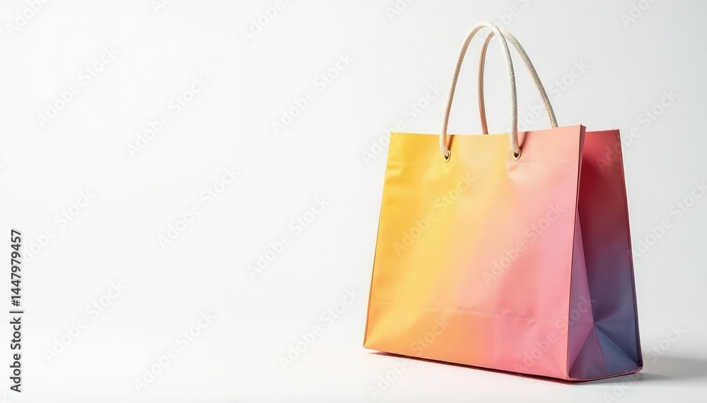 Stylish canvas shopping bag, white background, canvas bag, grocery bag, casual Stylish canvas shopping bag, white background, canvas bag, grocery bag, casual