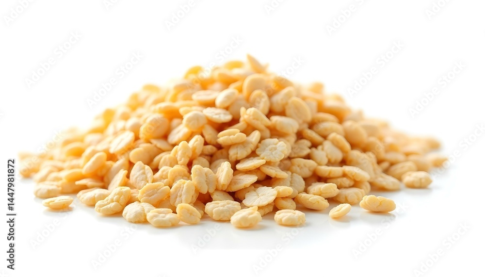 Cereals set isolated on white background Cereals set isolated on white background