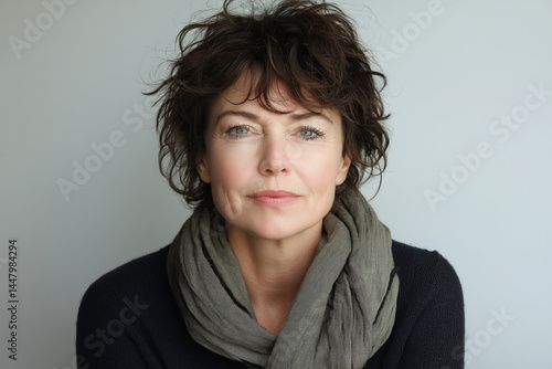 A candid portrait of a casu...