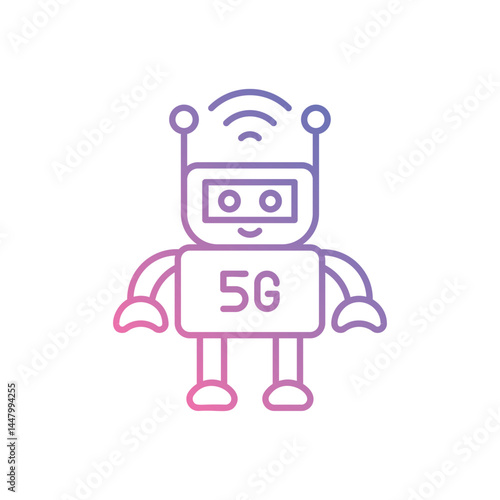 Digital Detox Challenge Icon vector stock illustration
