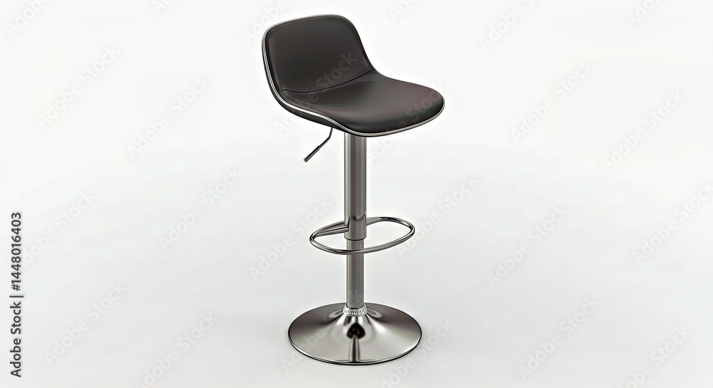 Modern Bar Stool Tall Seating Furniture Design Element Modern Bar Stool Tall Seating Furniture Design Element