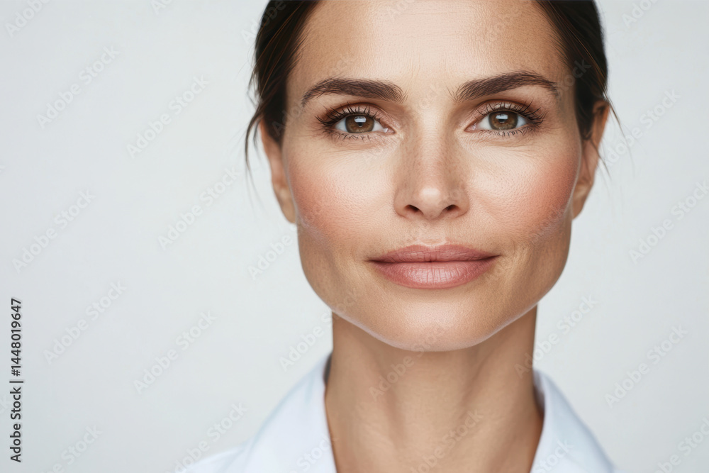 Studio-style Ultra-Realistic Portrait of a Latin Woman Showcasing Natural Beauty and Confidence Studio-style Ultra-Realistic Portrait of a Latin Woman Showcasing Natural Beauty and Confidence