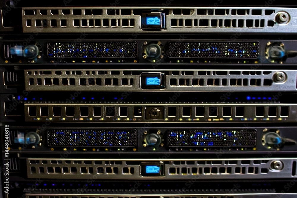 Stacked Network Servers A Glimpse into the Heart of Data Processing and Communication Stacked Network Servers A Glimpse into the Heart of Data Processing and Communication