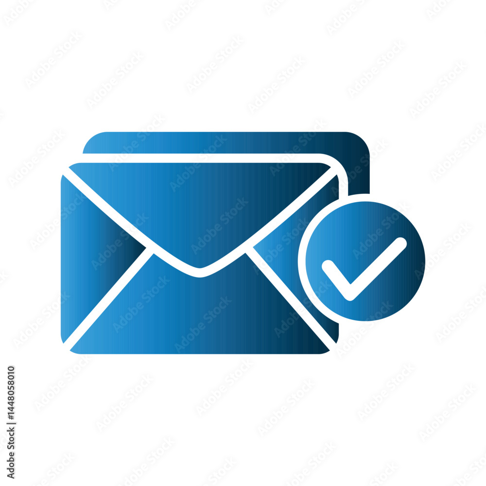 Envelope icon design template Envelope icon design template