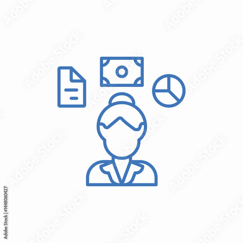 consumer behaviour icon sign vector