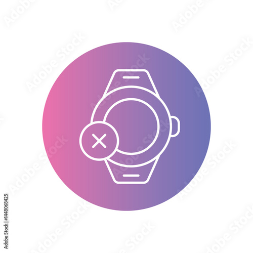 Smartwatch  Icon vector stock illustration