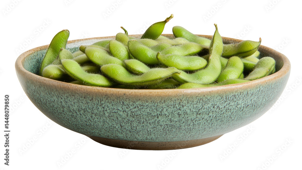 Bowl of Fresh Edamame Beans Bowl of Fresh Edamame Beans