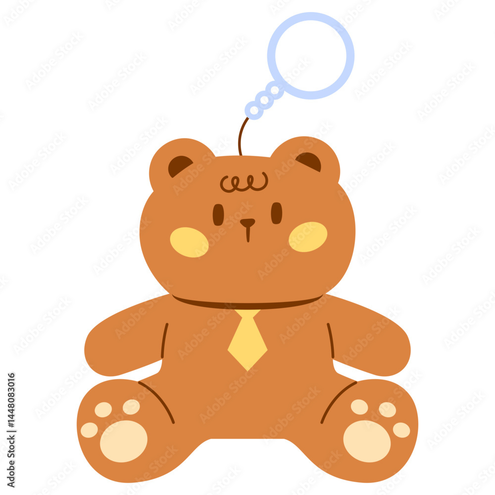 Obraz premium teddy bear keychain