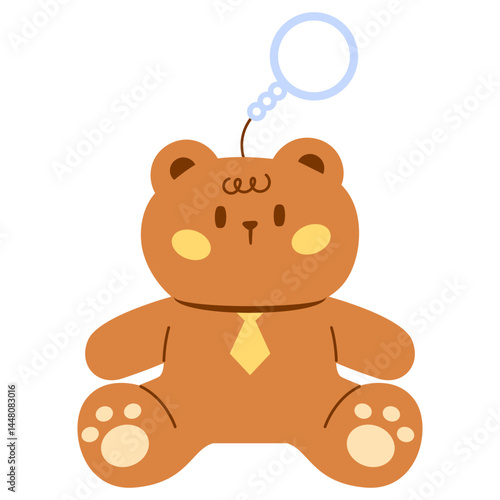 teddy bear keychain