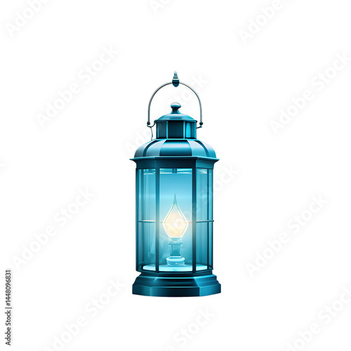Wallpaper Mural Illuminating Lantern: A detailed illustration of a vintage lantern, exuding a warm, inviting glow, perfect for evoking feelings of nostalgia and guiding light. Torontodigital.ca