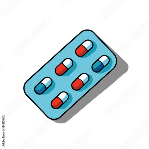 Pharmacy Pills In Blister Packaging