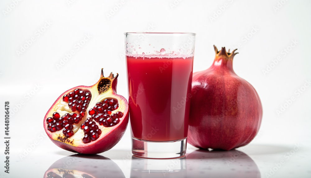 Close-up View Pomegranate Juice in Vibrant Red for Healthy Drink
Close-up View Pomegranate Juice in Vibrant Red for Healthy Drink