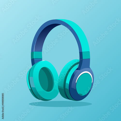 headphones icon on white background