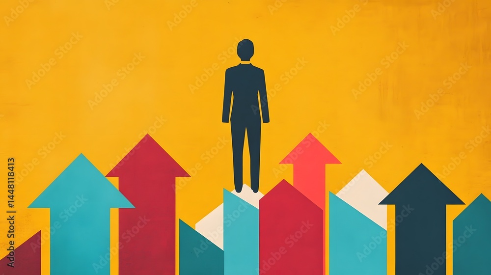Abstract of corporate growth and leadership success
