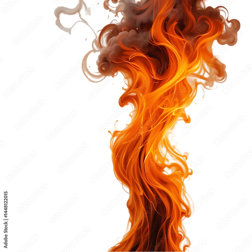 Vibrant flame, intense fire, dynamic movement, orange and yellow hues, swirling flames Vibrant flame, intense fire, dynamic movement, orange and yellow hues, swirling flames