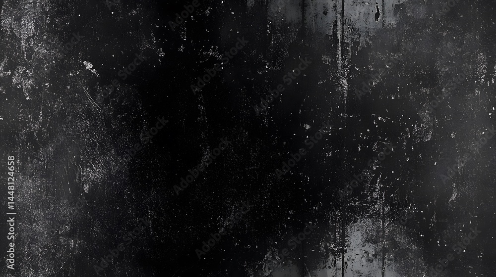 Obraz premium Dark, textured surface with grunge patterns and marks.