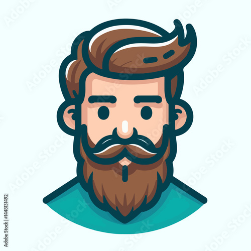 man with mustache