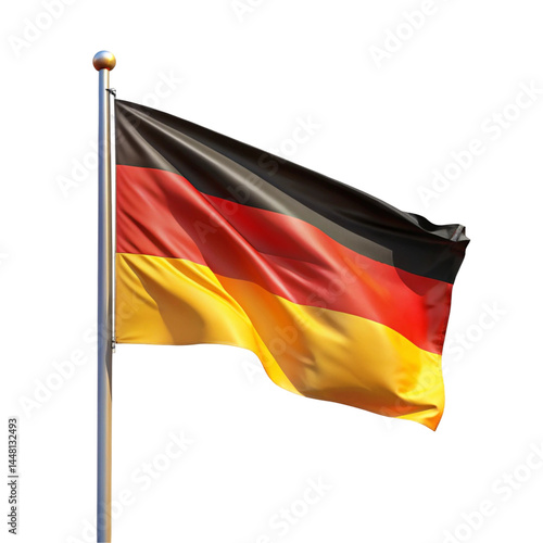 german flag waving