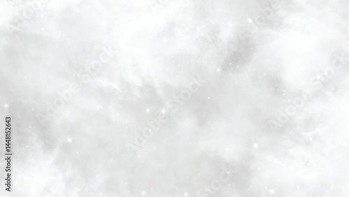 White Cloudy Sky Background with Sparkle Texture, Abstract Atmosphere